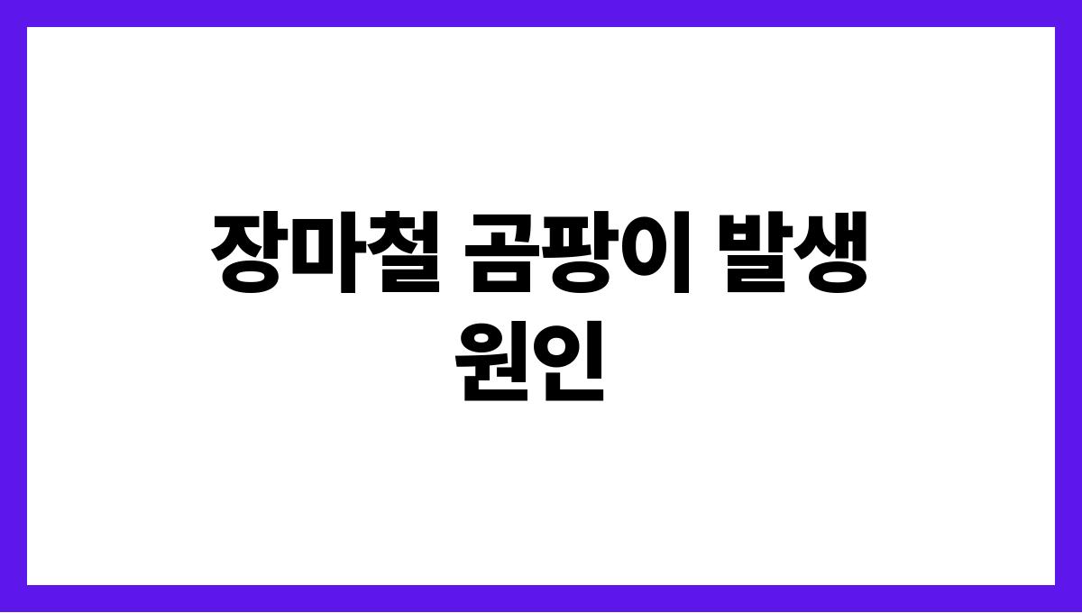 장마철 곰팡이 제거 장마철 곰팡이 발생 원인