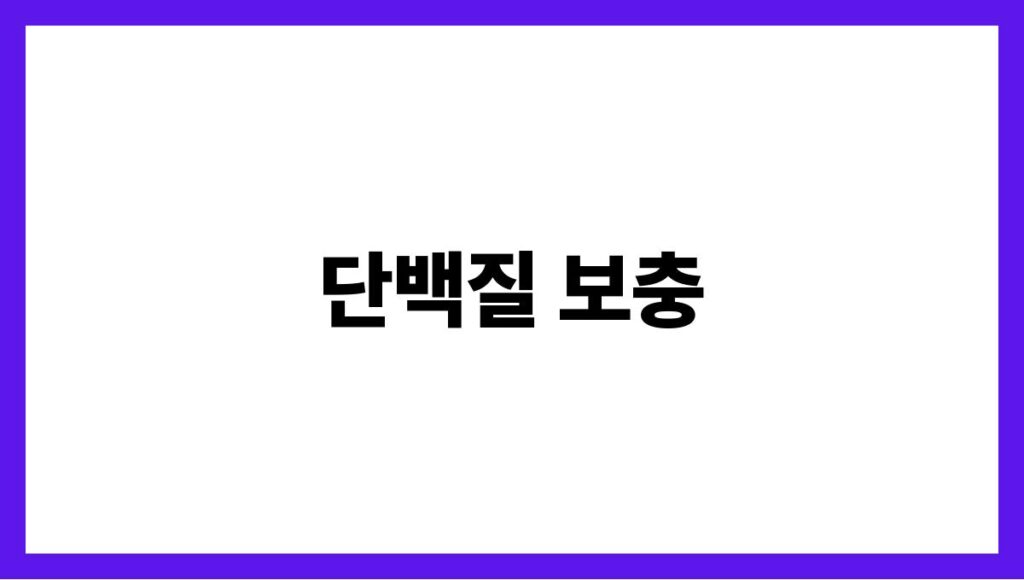 단백질 보충