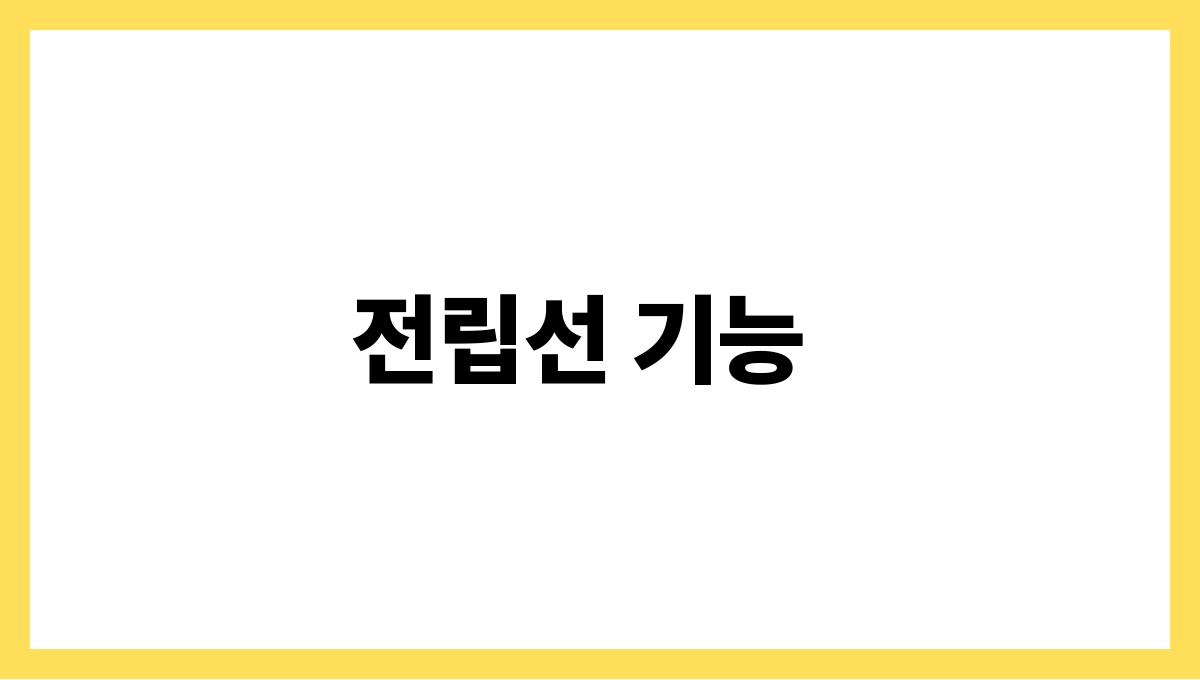 전립성 건강 전립선 기능